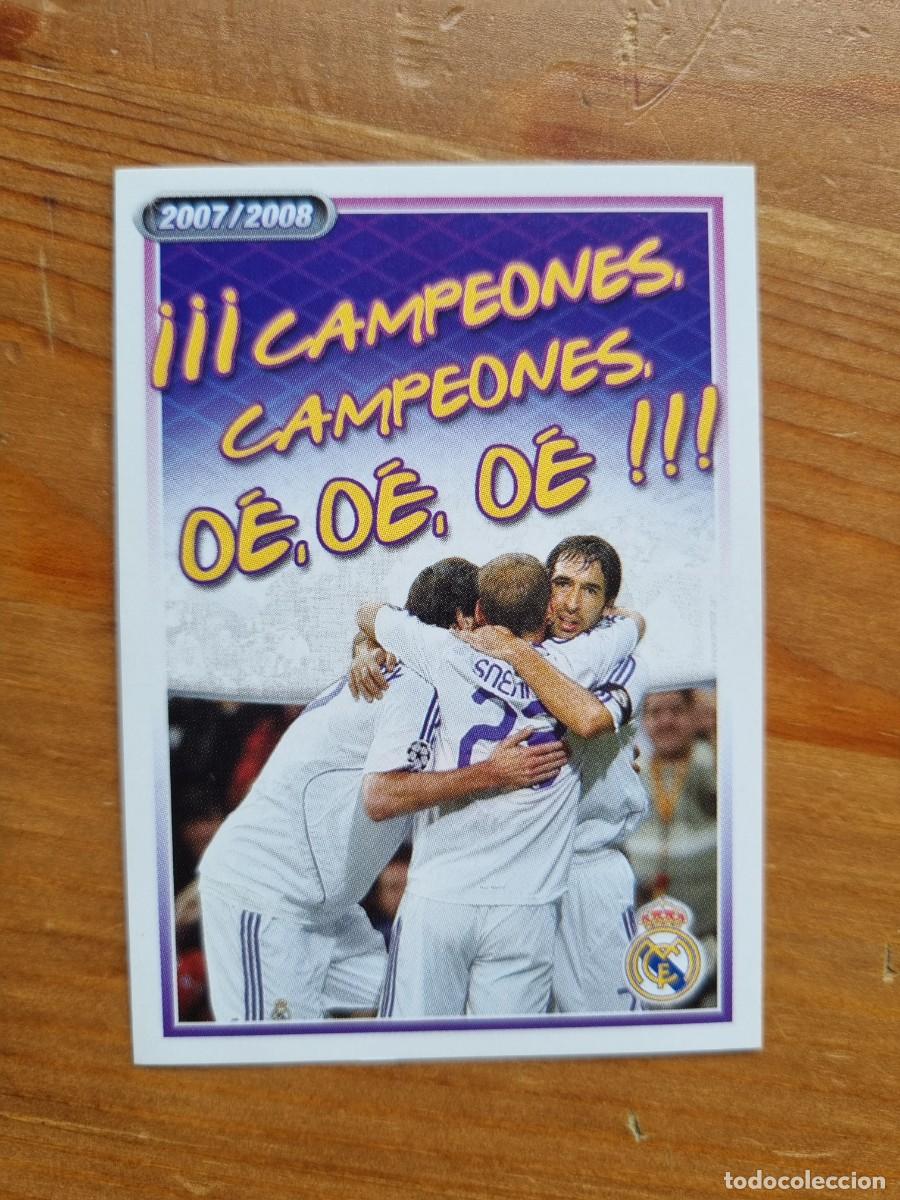Cromos de f&uacute;tbol: 173 &iexcl;&iexcl;&iexcl;CAMPEONES!!!. Real Madrid 2007 2008 07 08 (Panini)