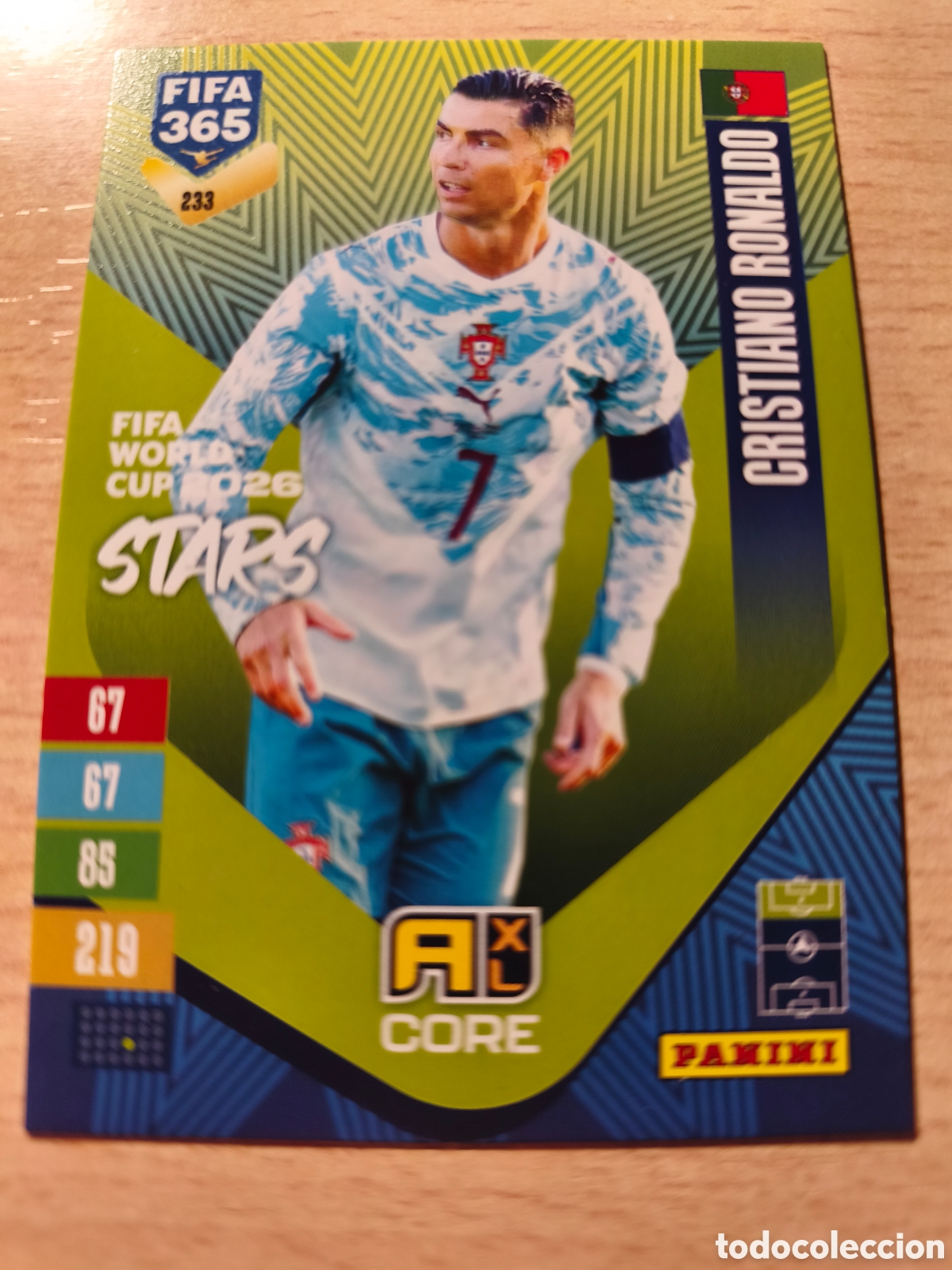 Cromos de f&uacute;tbol: 233 CRISTIANO RONALDO PORTUGAL WORLD CUP STARS 2026 FIFA 365 2026 2027 PANINI 26 27