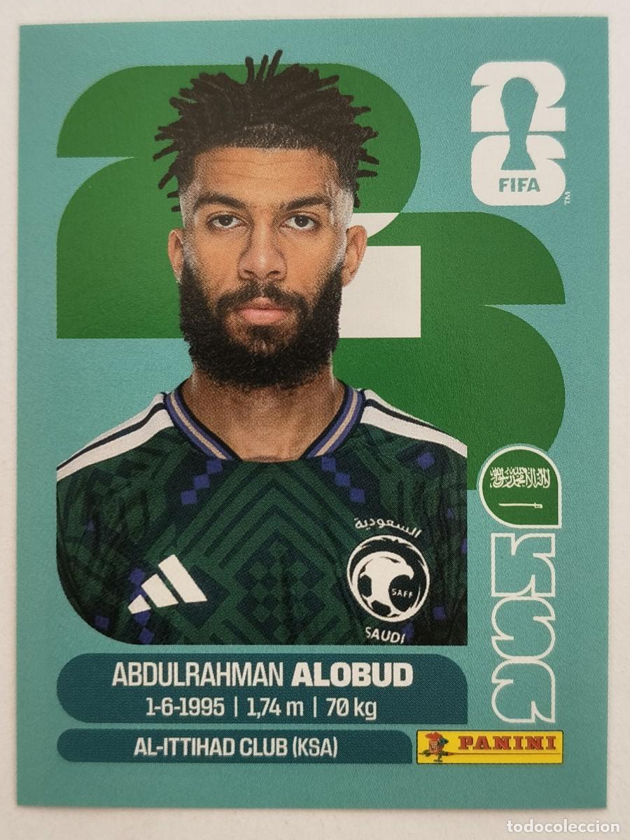 Cromos de f&uacute;tbol: #KSA 17 ALOBUD (ARABIA SAUDITA) MUNDIAL 2026 PANINI