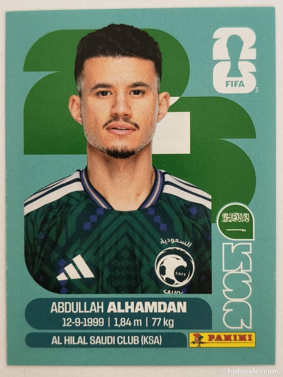 Cromos de f&uacute;tbol: #KSA 20 ALHAMDAN (ARABIA SAUDITA) MUNDIAL 2026 PANINI
