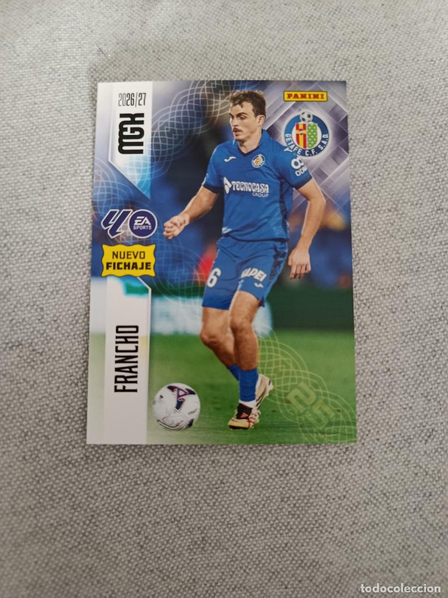 Cromos de f&uacute;tbol: Megacracks 26/27. 479- Francho. Getafe. Nuevo fichaje.