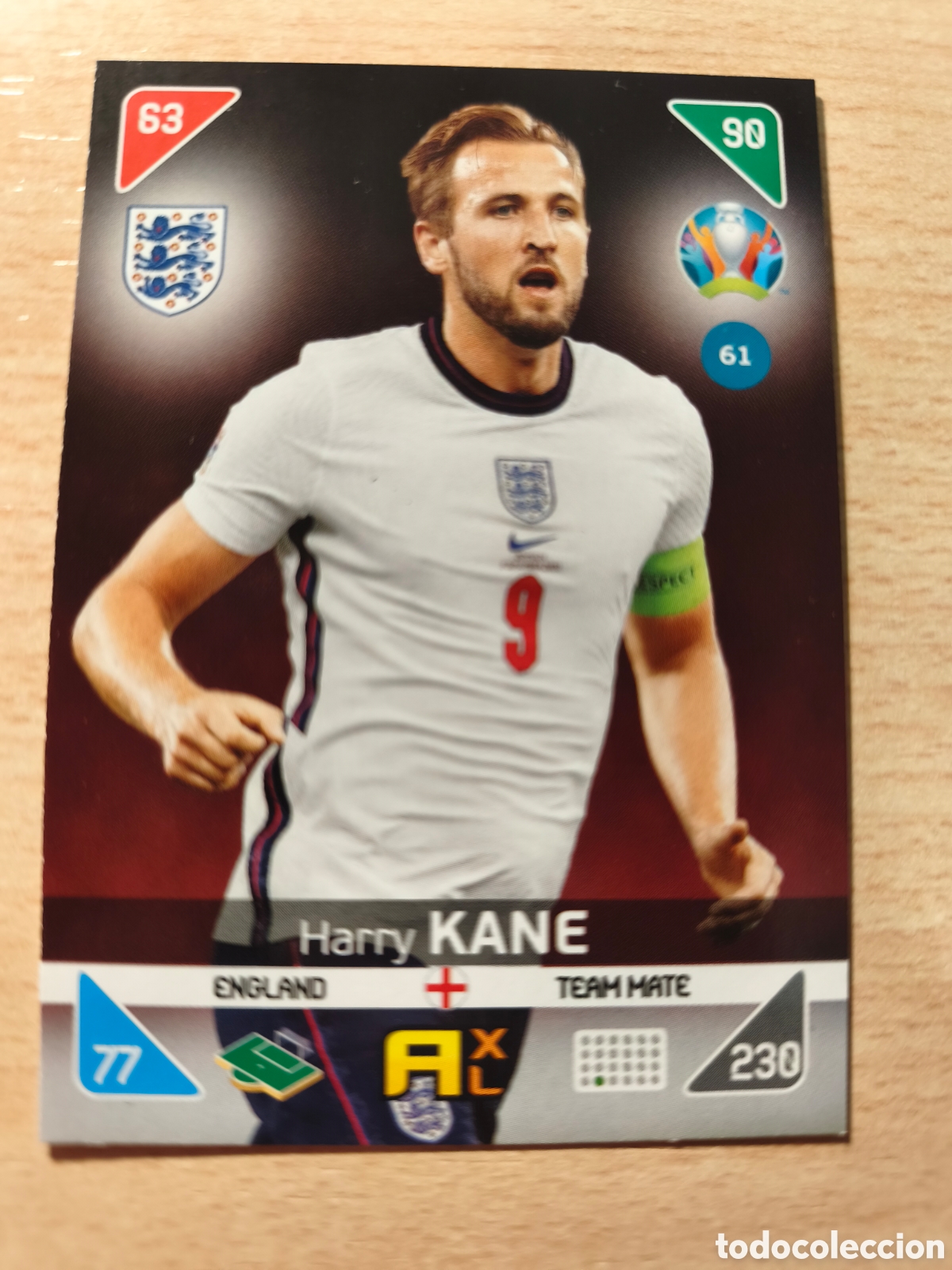 Cromos de f&uacute;tbol: 61 HARRY KANE ENGLAND INGLATERRA PANINI ADRENALYN UEFA KICK OFF EURO 2020 EUROCOPA 20