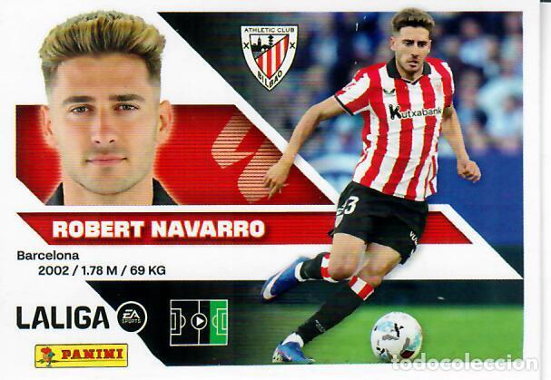 Cromos de f&uacute;tbol: CROMO PANINI LIGA ESTE 26 27 - N&ordm; 17 A - ROBERT NAVARRO - ATHLETIC DE BILBAO