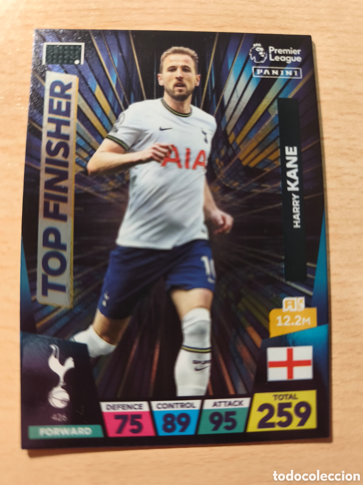 Cromos de f&uacute;tbol: 426 HARRY KANE TOP FINISHER TOTTENHAM HOTSPUR ADRENALYN PREMIER LEAGUE 2022 2023 PANINI 22 23