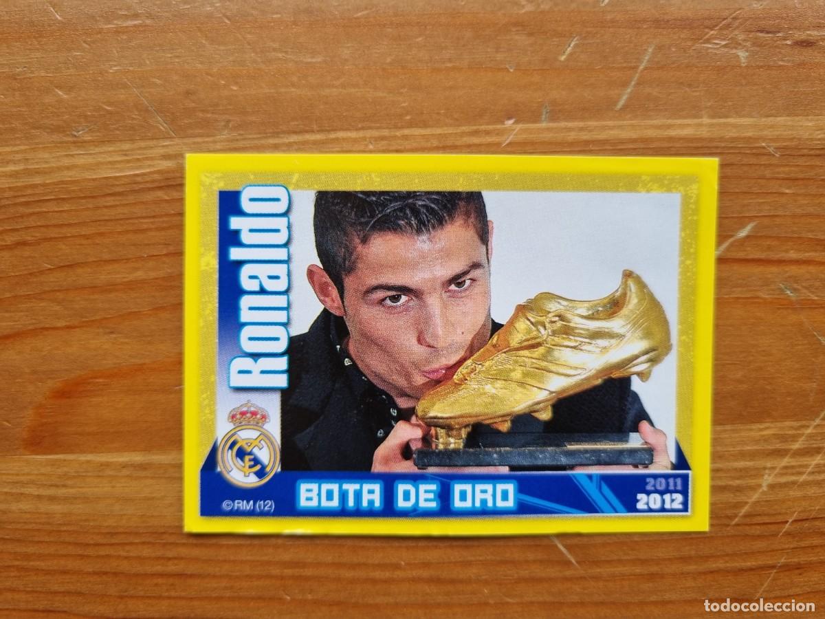Cromos de f&uacute;tbol: 157 CRISTIANO RONALDO (Bota de Oro). Real Madrid 2011 2012 11 12 (Panini)