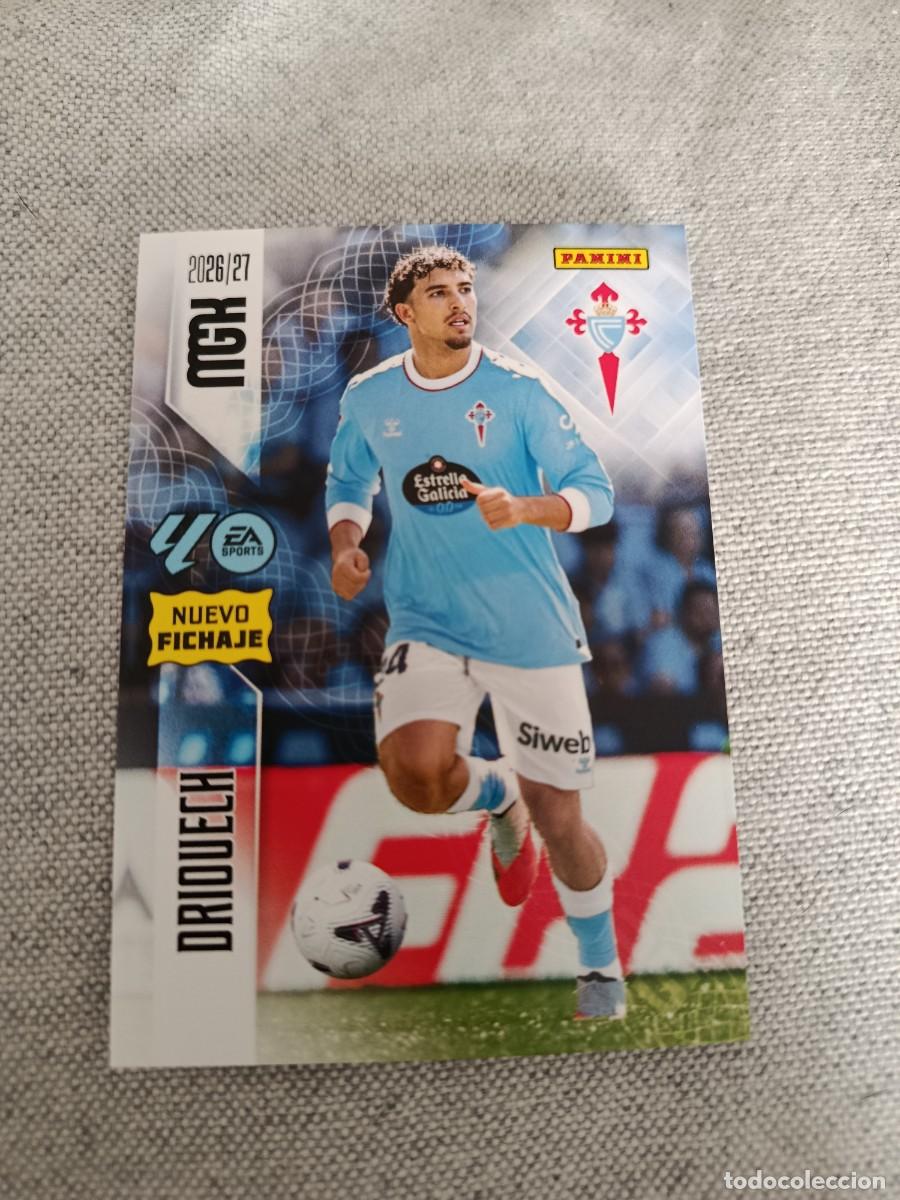 Cromos de f&uacute;tbol: Megacracks 26/27. 490- Driouech. Celta. Nuevo fichaje.