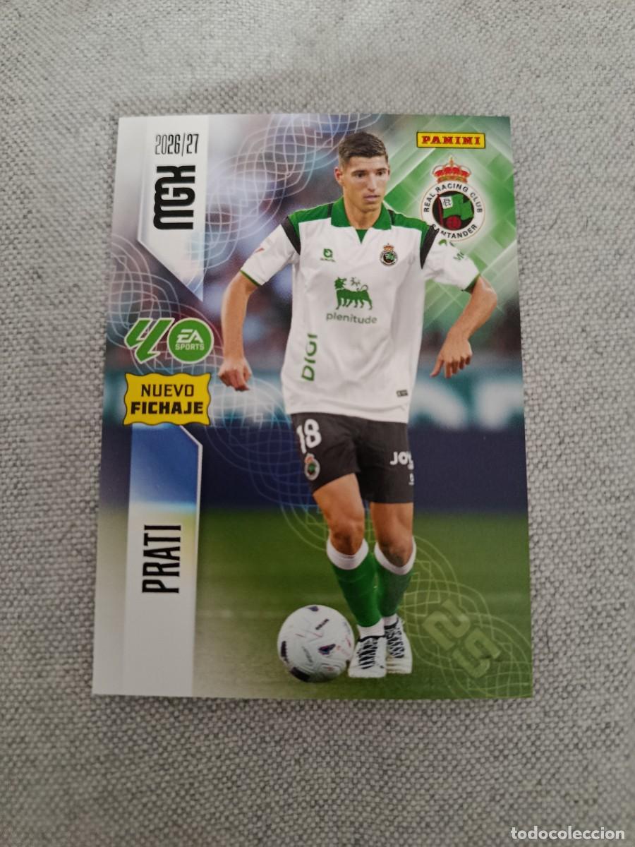 Cromos de f&uacute;tbol: Megacracks 26/27. 495- Prati. Racing. Nuevo fichaje.