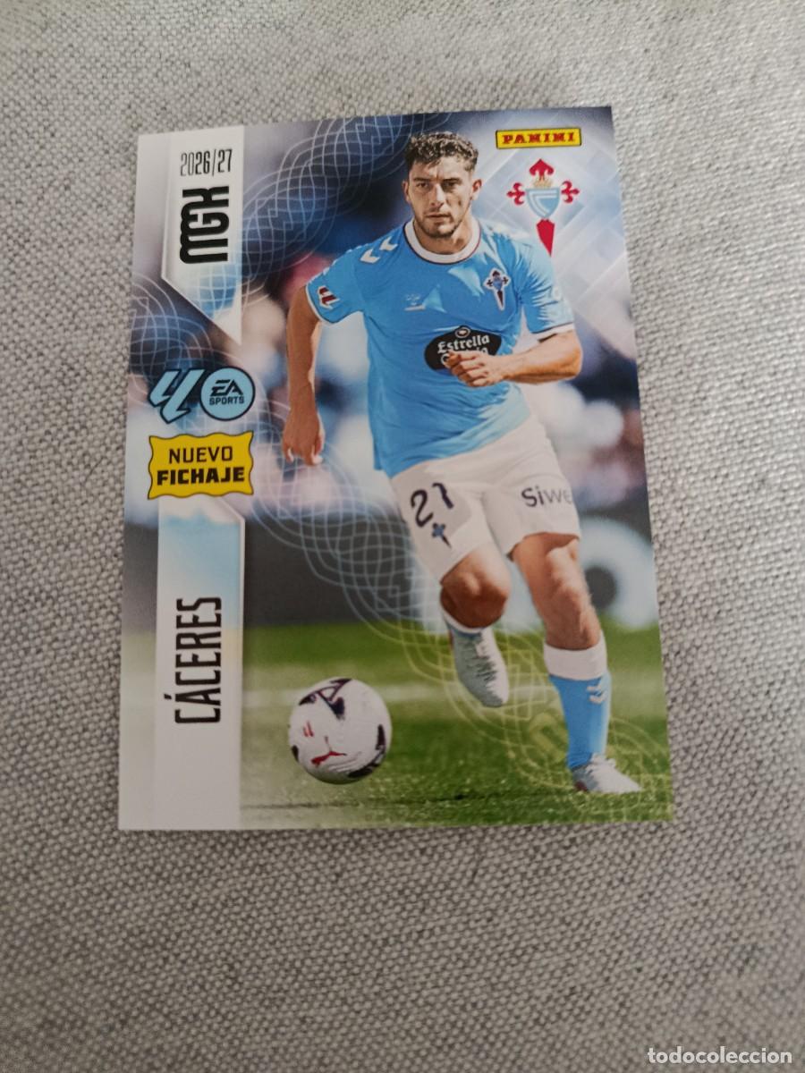 Cromos de f&uacute;tbol: Megacracks 26/27. 504- C&aacute;ceres. Celta. Nuevo fichaje.