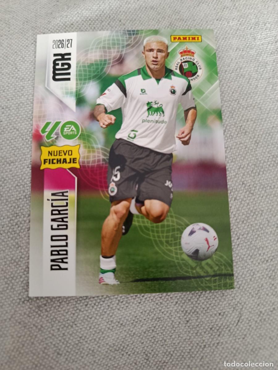 Cromos de f&uacute;tbol: Megacracks 26/27. 505- Pablo Garc&iacute;a. Racing. Nuevo fichaje.