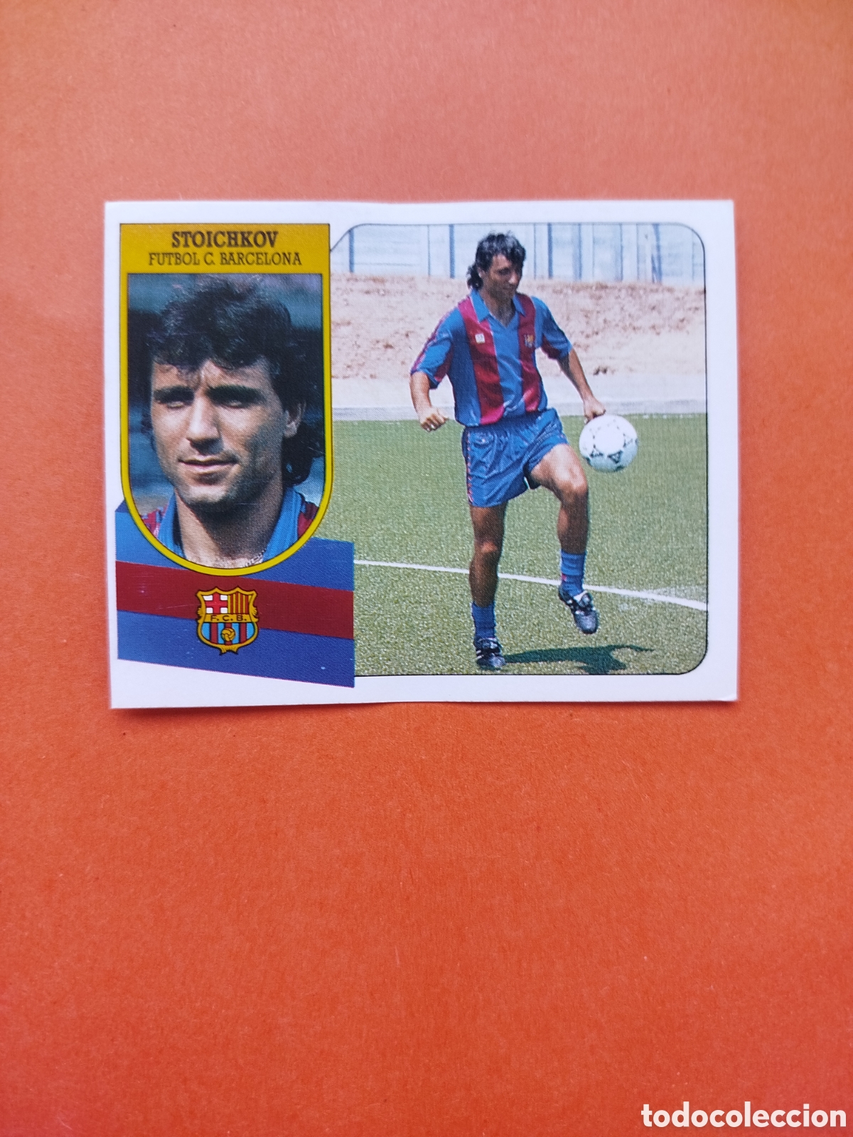 Cromos de f&uacute;tbol: STOICHKOV F.C. BARCELONA LIGA ESTE 91-92 CARTON