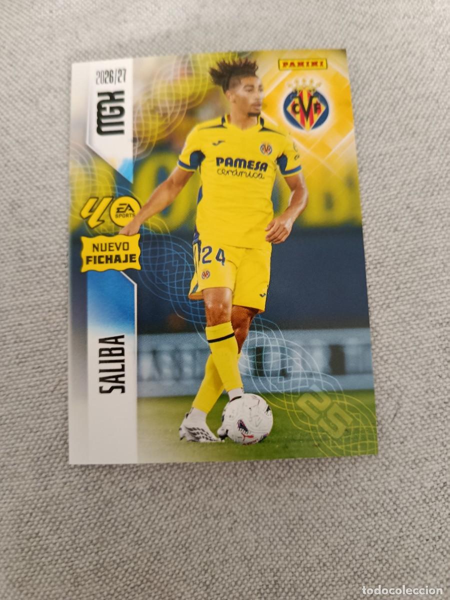 Cromos de f&uacute;tbol: Megacracks 26/27. 506- Saliba. Villarreal. Nuevo fichaje.