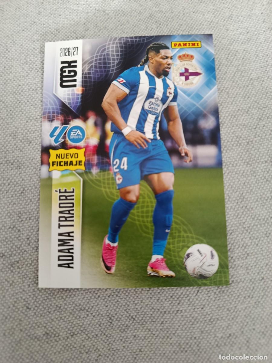 Cromos de f&uacute;tbol: Megacracks 26/27. 510- Adama Traor&eacute;. Deportivo. Espanyol. Nuevo fichaje.