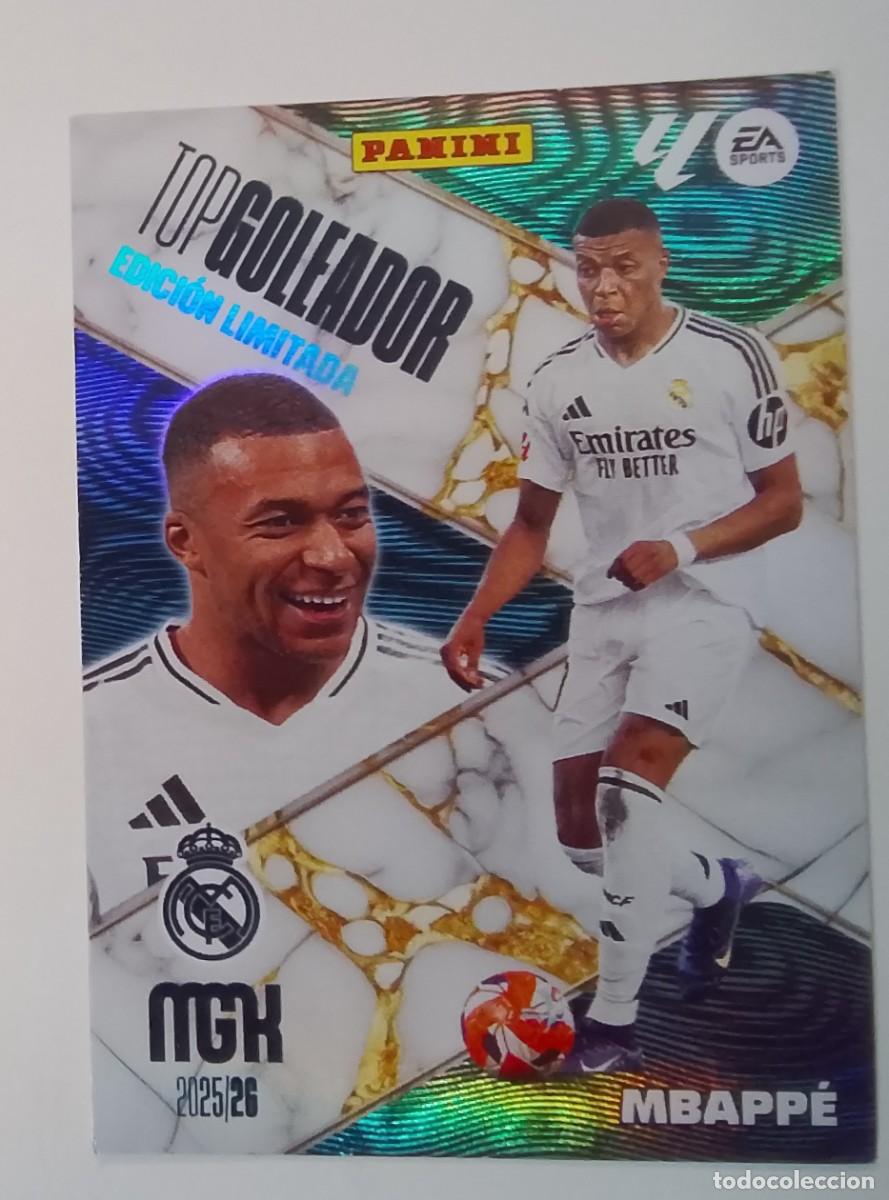 Cromos de f&uacute;tbol: Megacracks mgk 25 26 2025 2026 mbappe top goleador edici&oacute;n limitada