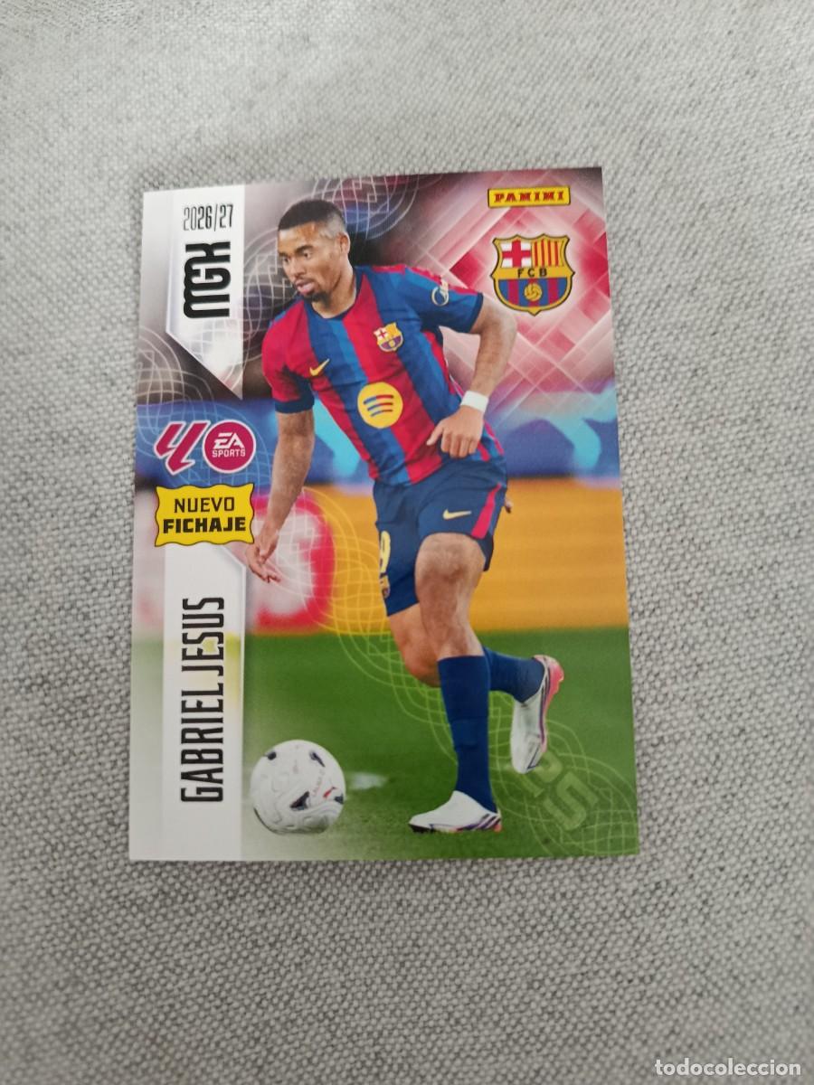 Cromos de f&uacute;tbol: Megacracks 26/27. 512- Gabriel Jes&uacute;s. Barcelona. Espanyol. Nuevo fichaje.