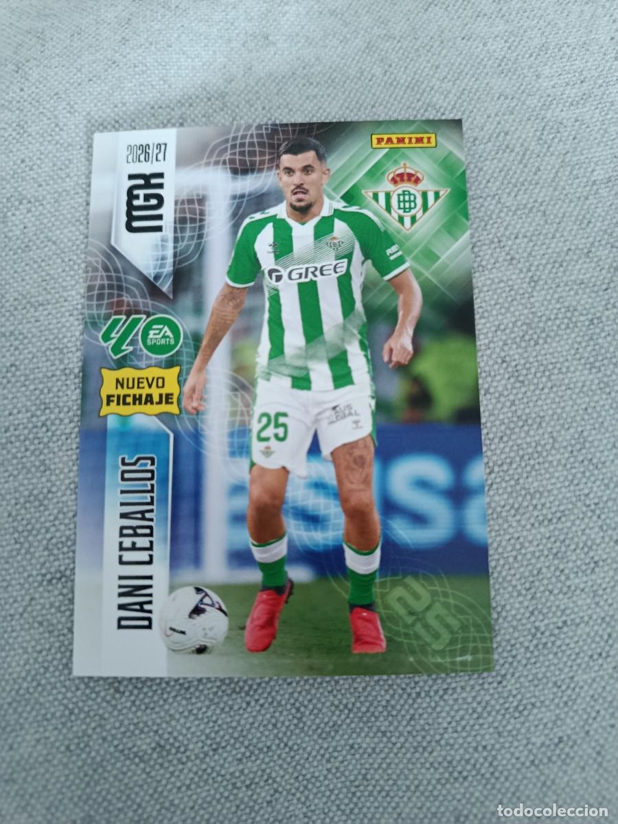 Cromos de f&uacute;tbol: Megacracks 26/27. 513- Dani Ceballos. Real Betis. Espanyol. Nuevo fichaje.