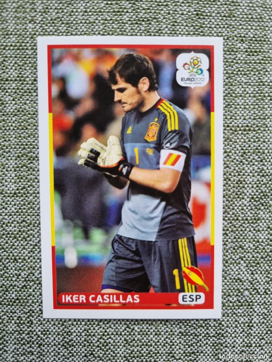Cromos de f&uacute;tbol: 166 CASILLAS (Espa&ntilde;a). UEFA EURO 2012 Poland-Ukraine (Event Kick Off) PANINI