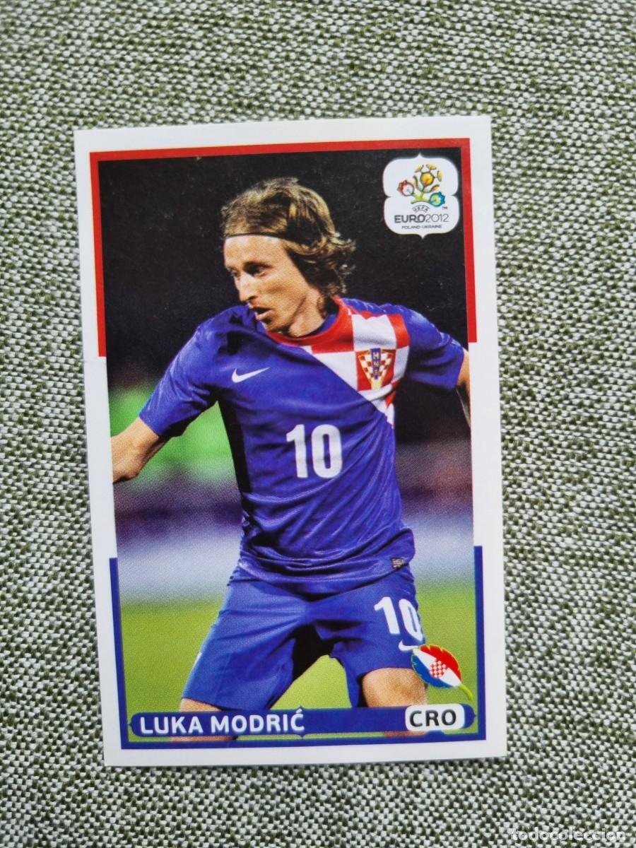 Cromos de f&uacute;tbol: 181 MODRIC (Croacia). UEFA EURO 2012 Poland-Ukraine (Event Kick Off) PANINI