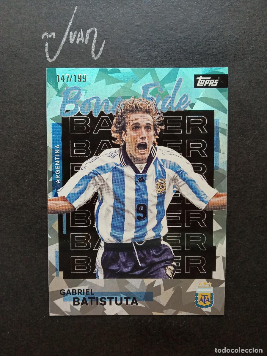 Cromos de f&uacute;tbol: CROMO BATISTUTA ARGENTINA ROMA LAZIO ⚽TOPPS &reg; TEAM SET 2025 2026 25 26 FIFA MUNDIAL NUMERADO 147/199