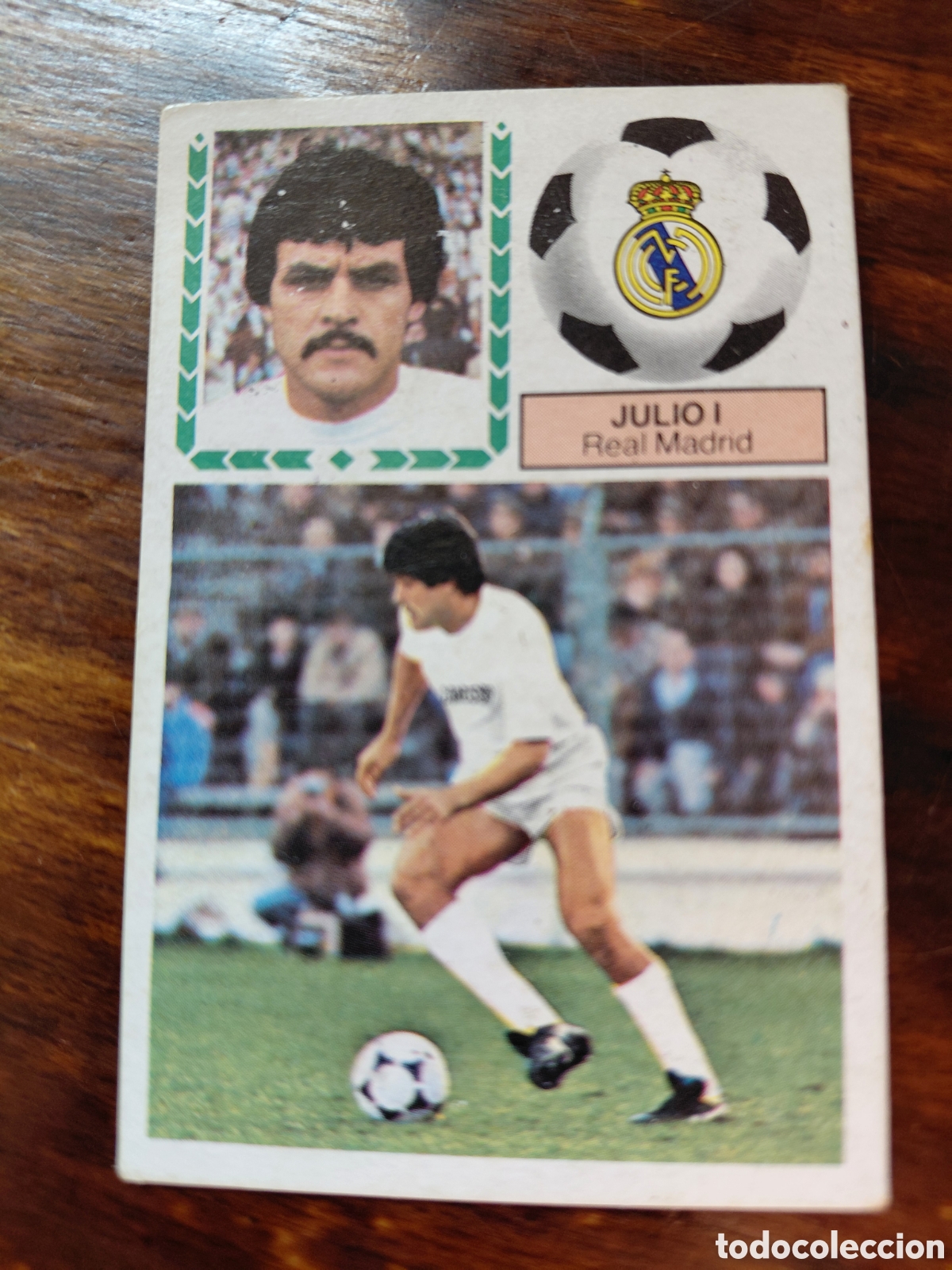 Cromos de f&uacute;tbol: JULIO I, R. MADRID, U. FICHAJES 4, DESPEGADO, 83/84