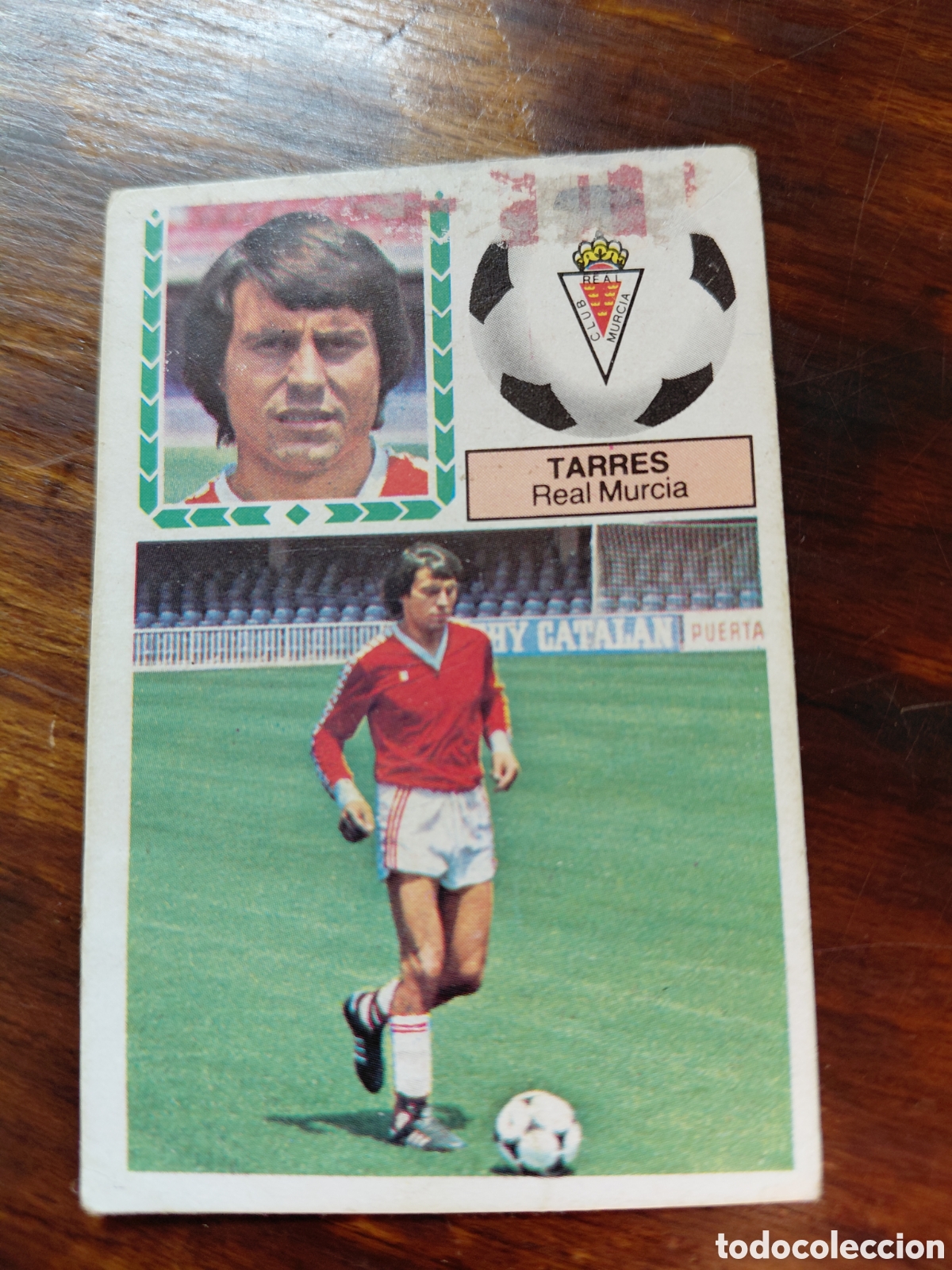 Cromos de f&uacute;tbol: TARRES, R. MURCIA, U. FICHAJES 9, DESPEGADO. 83/84