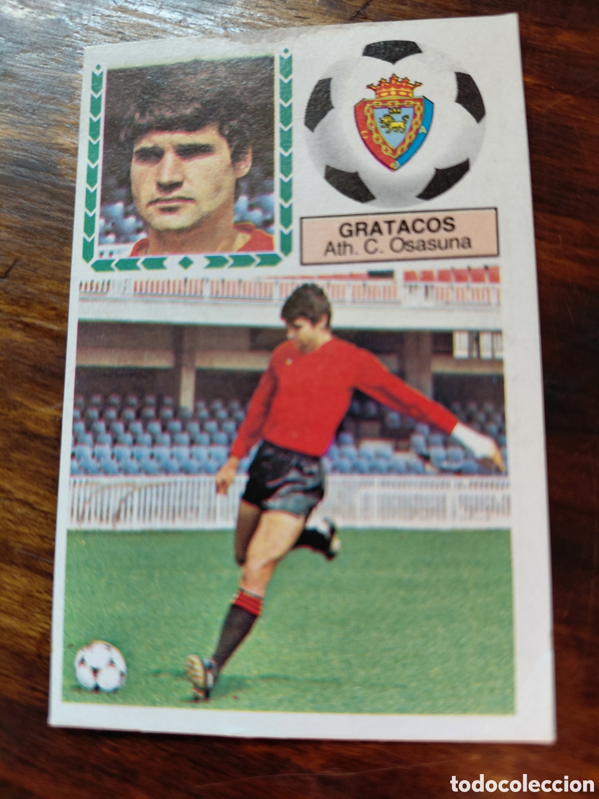 Cromos de f&uacute;tbol: GRATACOS, OSASUNA U. FICHAJES 12. DESPEGADO. 83/84