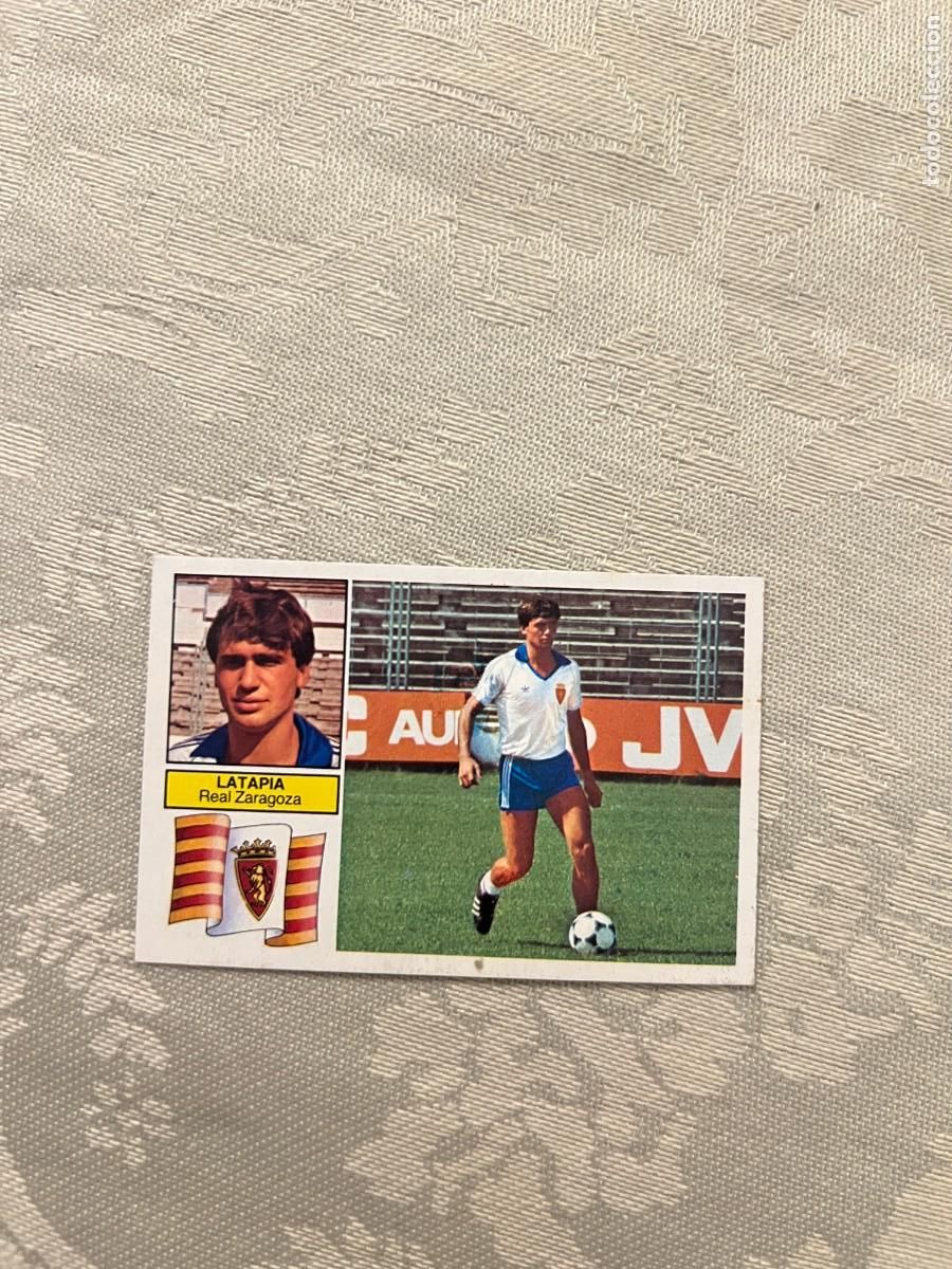 Cromos de f&uacute;tbol: LATAPIA COLOCA REAL ZARAGOZA NUEVO EDICIONES ESTE 1982-83