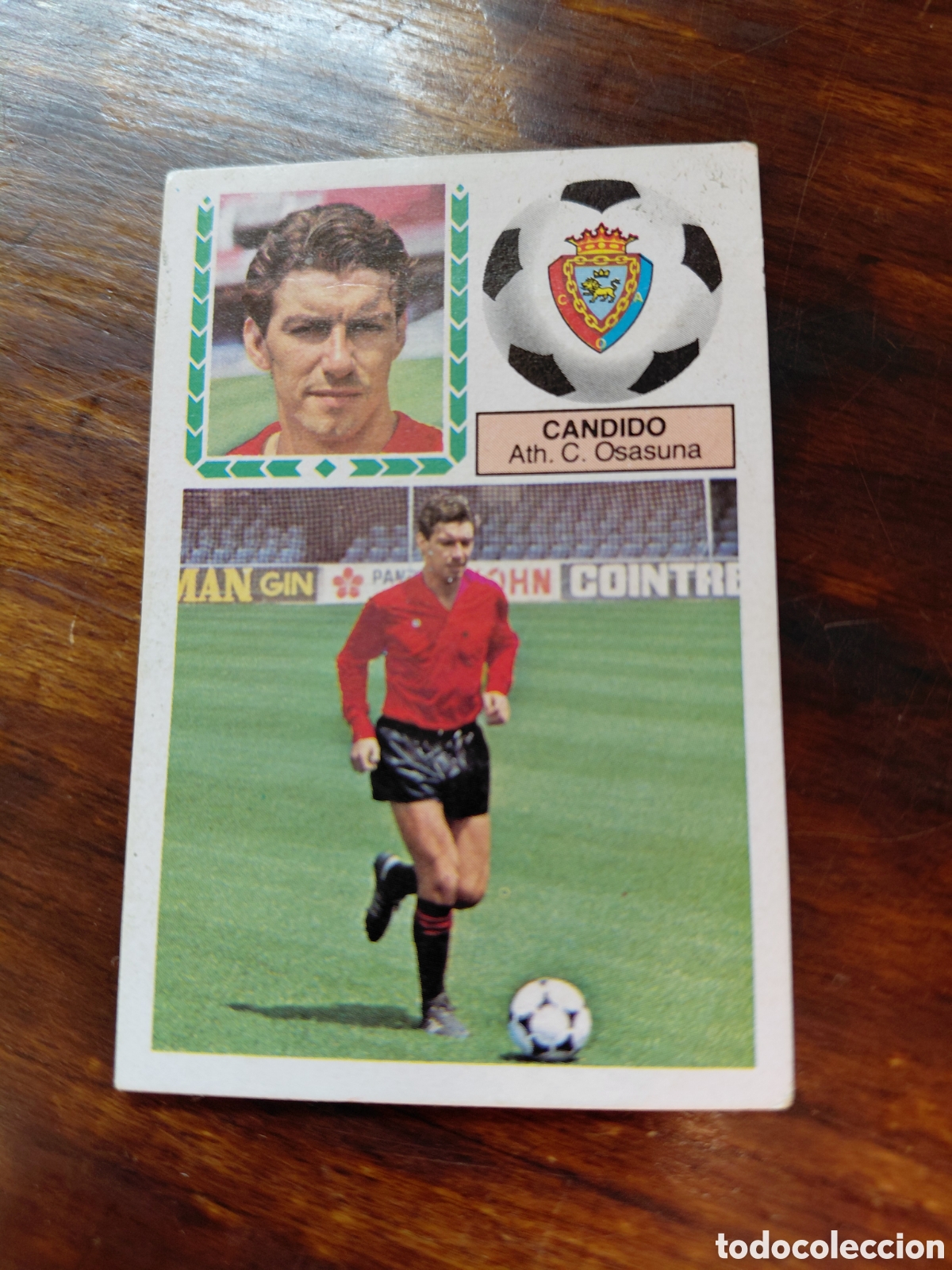 Cromos de f&uacute;tbol: CANDIDO, OSASUNA, U. FICHAJES 17. DESPEGADO. 83/84
