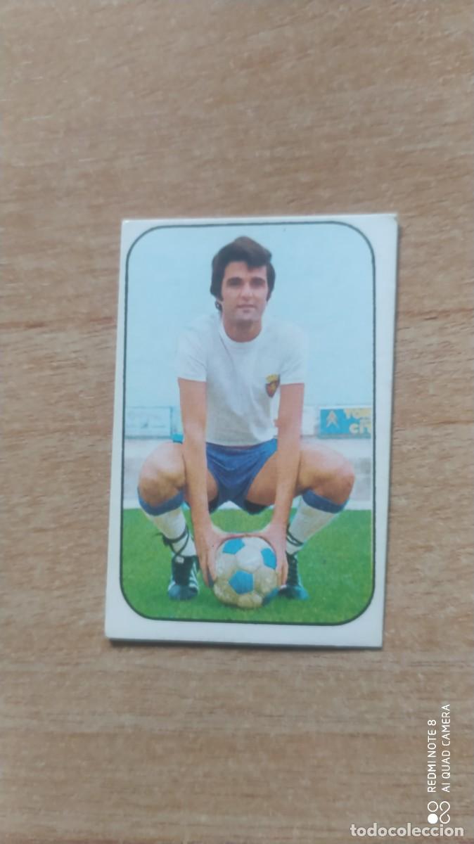 Cromos de f&uacute;tbol: ZARAGOZA GARCIA CASTANY LIGA 1976 1977 -76 77 ESTE SIN PEGAR -V1