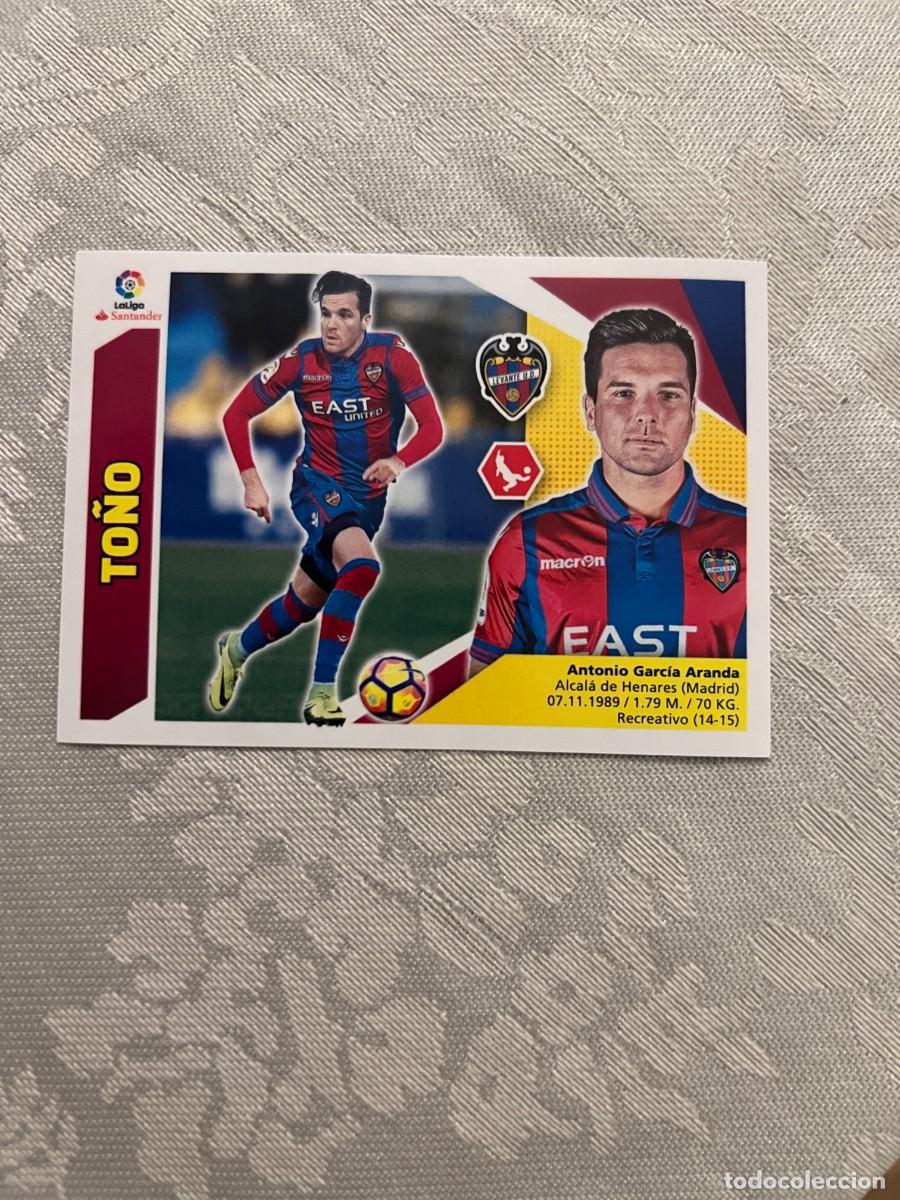 Cromos de f&uacute;tbol: TO&Ntilde;O LEVANTE EDICIONES ESTE 2017-18