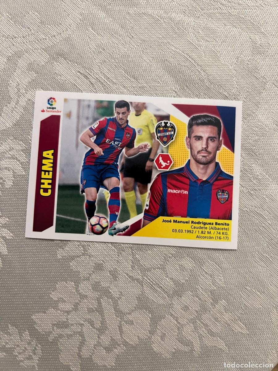 Cromos de f&uacute;tbol: CHEMA LEVANTE EDICIONES ESTE 2017-18 - Foto 1