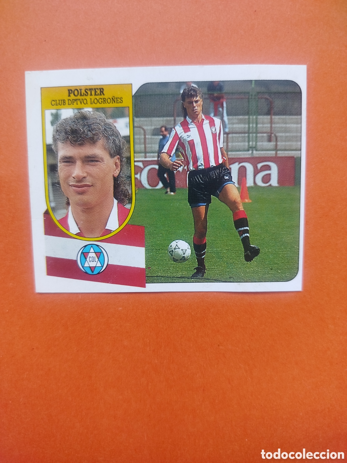 Cromos de f&uacute;tbol: POLSTER FICHAJE 7 BIS LIGA ESTE 91-92 CARTON RECUPERADO