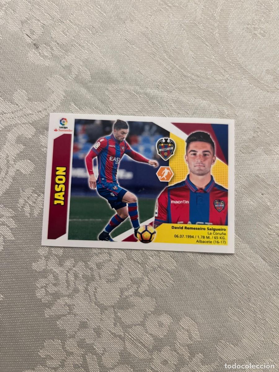 Cromos de f&uacute;tbol: JASON LEVANTE EDICIONES ESTE 2017-18