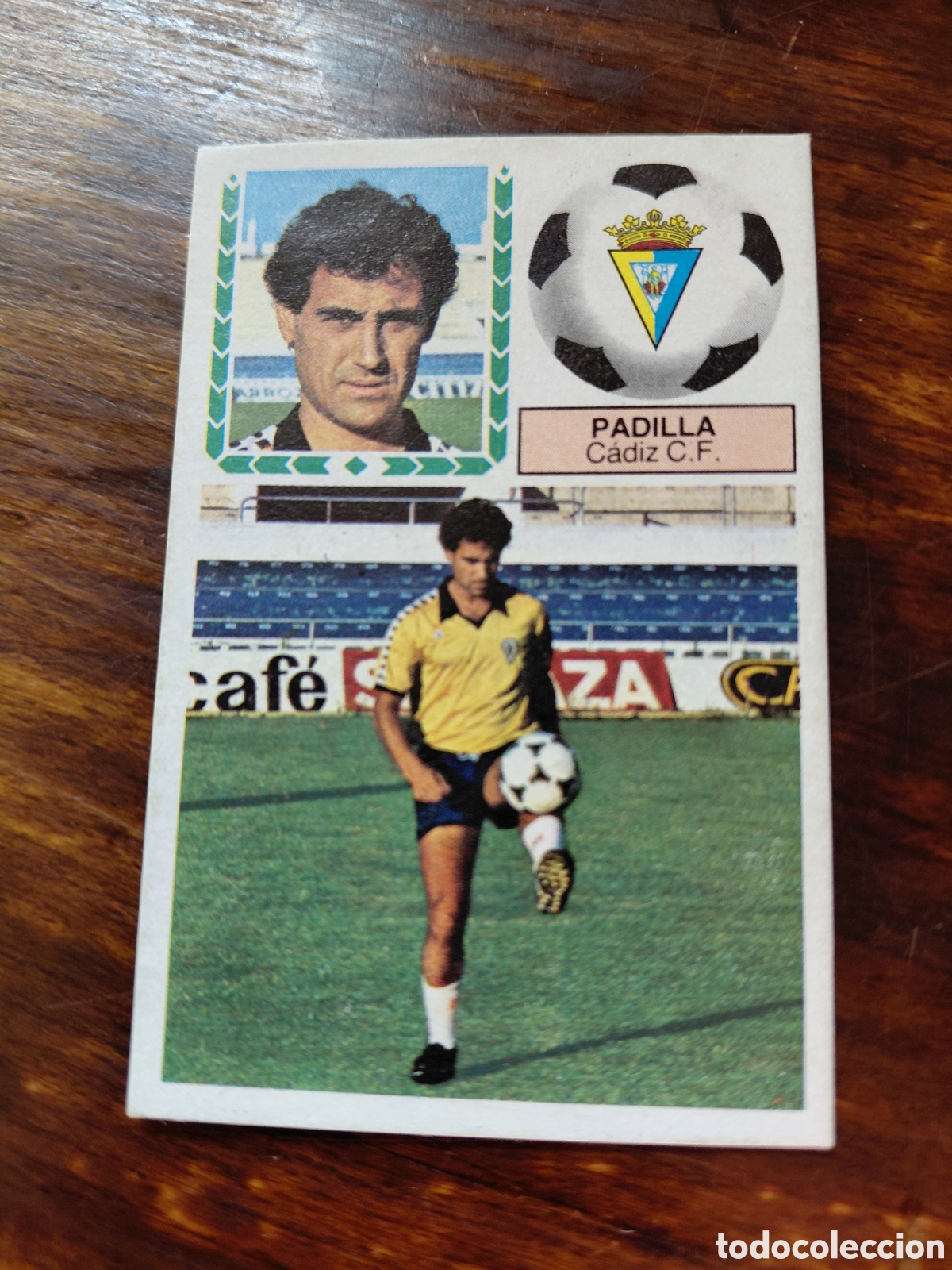 Cromos de f&uacute;tbol: PADILLA, U. FICHAJES 22, CADIZ, 83/84. DESPEGADO