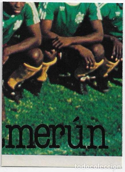 Cromos de f&uacute;tbol: Espa&ntilde;a 1982_Seleccion Camerun_8-8 REYAUCA