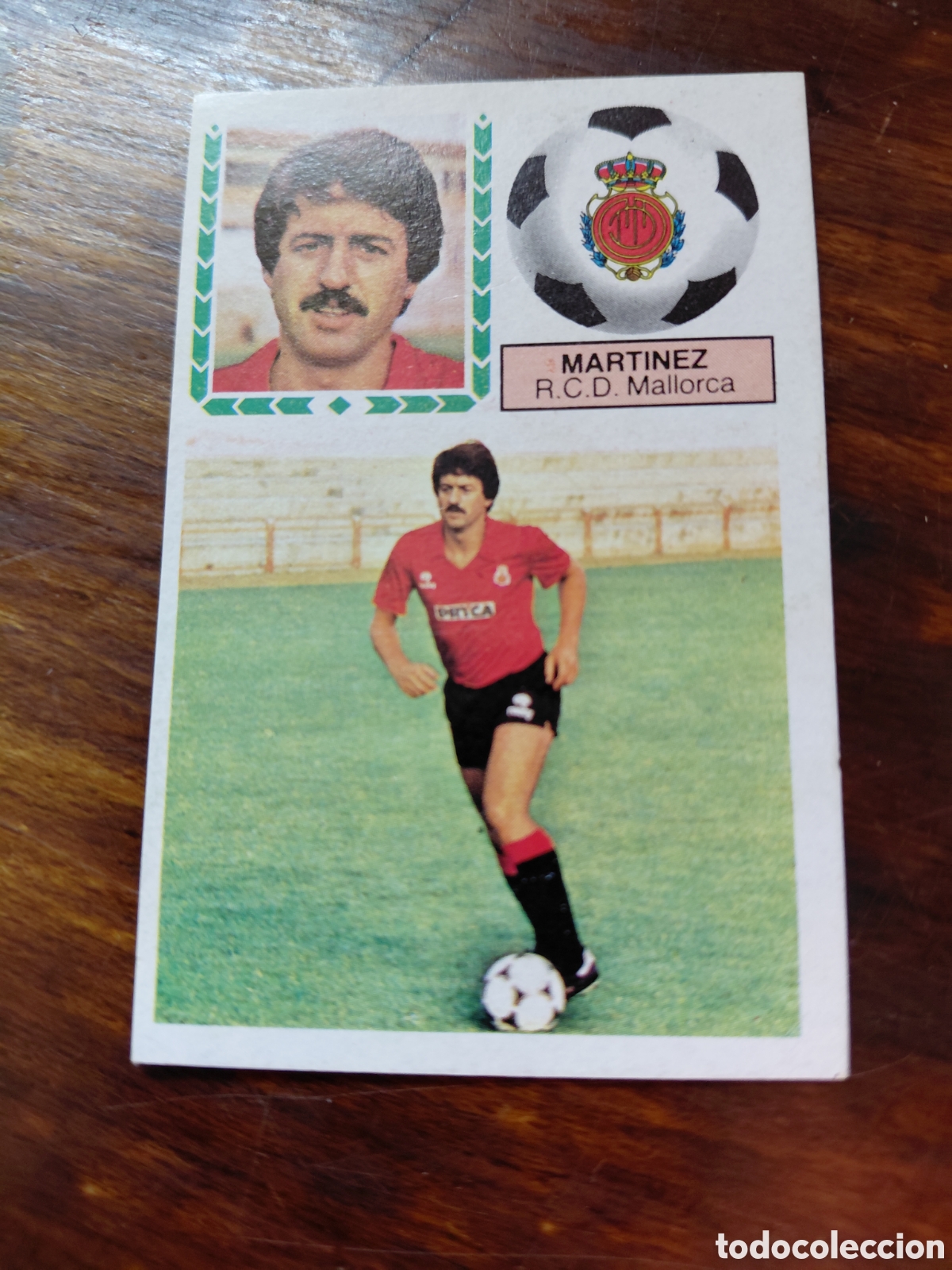 Cromos de f&uacute;tbol: MARTINEZ, U. FICHAJES 23, MALLORCA. 83/84. DESPEGADO.