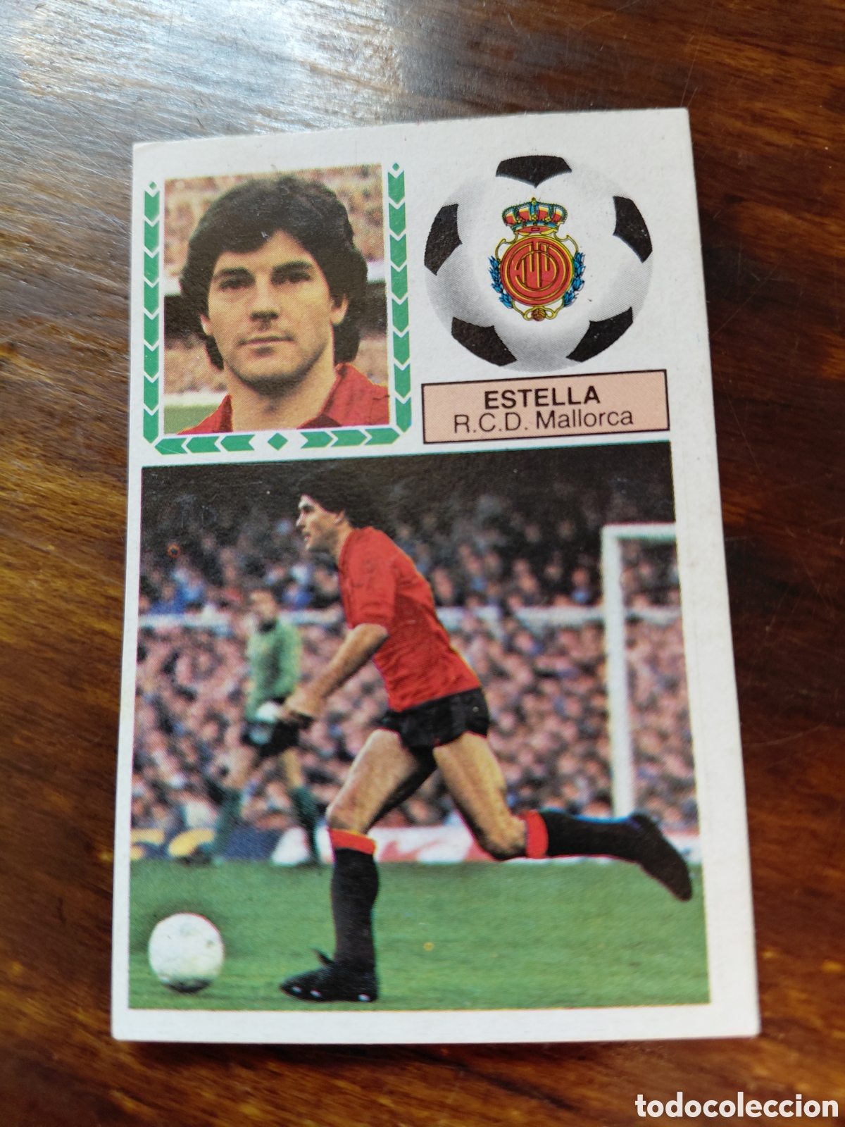 Cromos de f&uacute;tbol: ESTELLA, U. FICHAJES 27, MALLORCA, 83/84. DESPEGADO