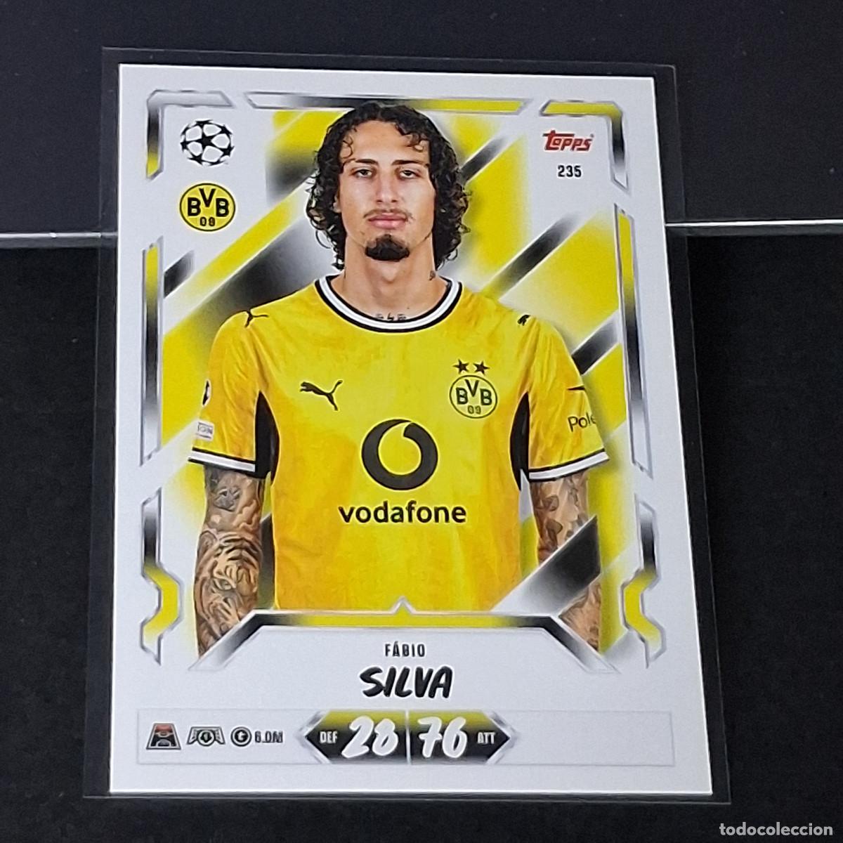 Cromos de f&uacute;tbol: D13 235 FABIO SILVA BORUSSIA DORTMUND MATCH ATTAX 26/27 2026 2027 TOPPS UCC