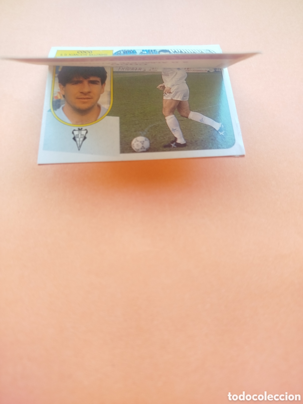 Cromos de f&uacute;tbol: MONFI BAJA ALBACETE Y COCO LIGA ESTE 91-92 CARTON RECUPERADOS