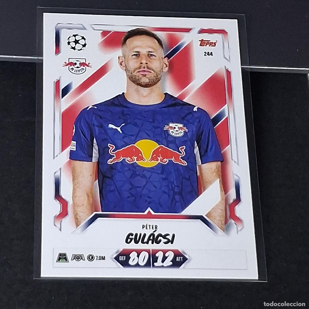 Cromos de f&uacute;tbol: D13 244 P&Eacute;TER GUL&Aacute;CSI RB LEIPZIG MATCH ATTAX 26/27 2026 2027 TOPPS UCC