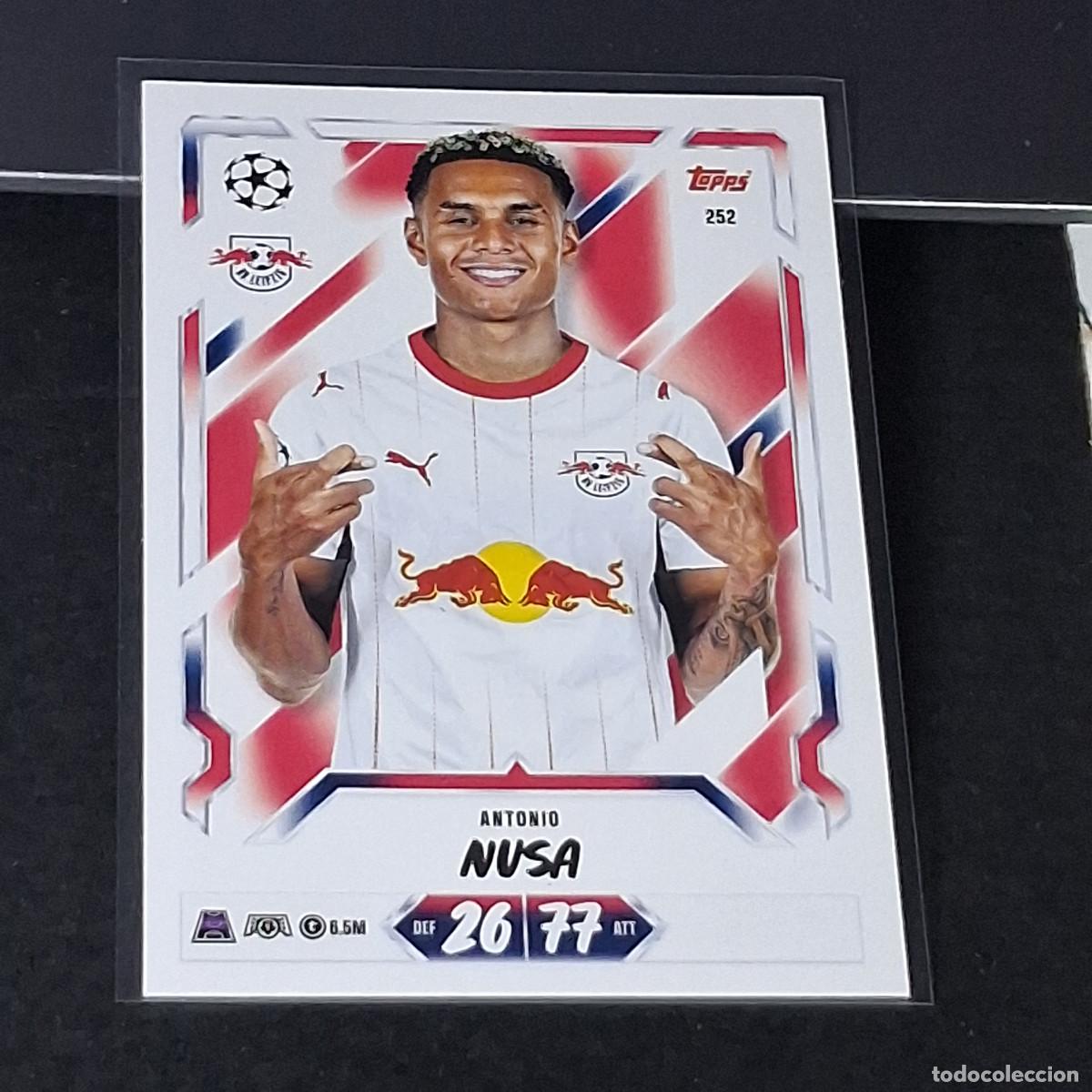 Cromos de f&uacute;tbol: D13 252 ANTONIO NUSA RB LEIPZIG MATCH ATTAX 26/27 2026 2027 TOPPS UCC