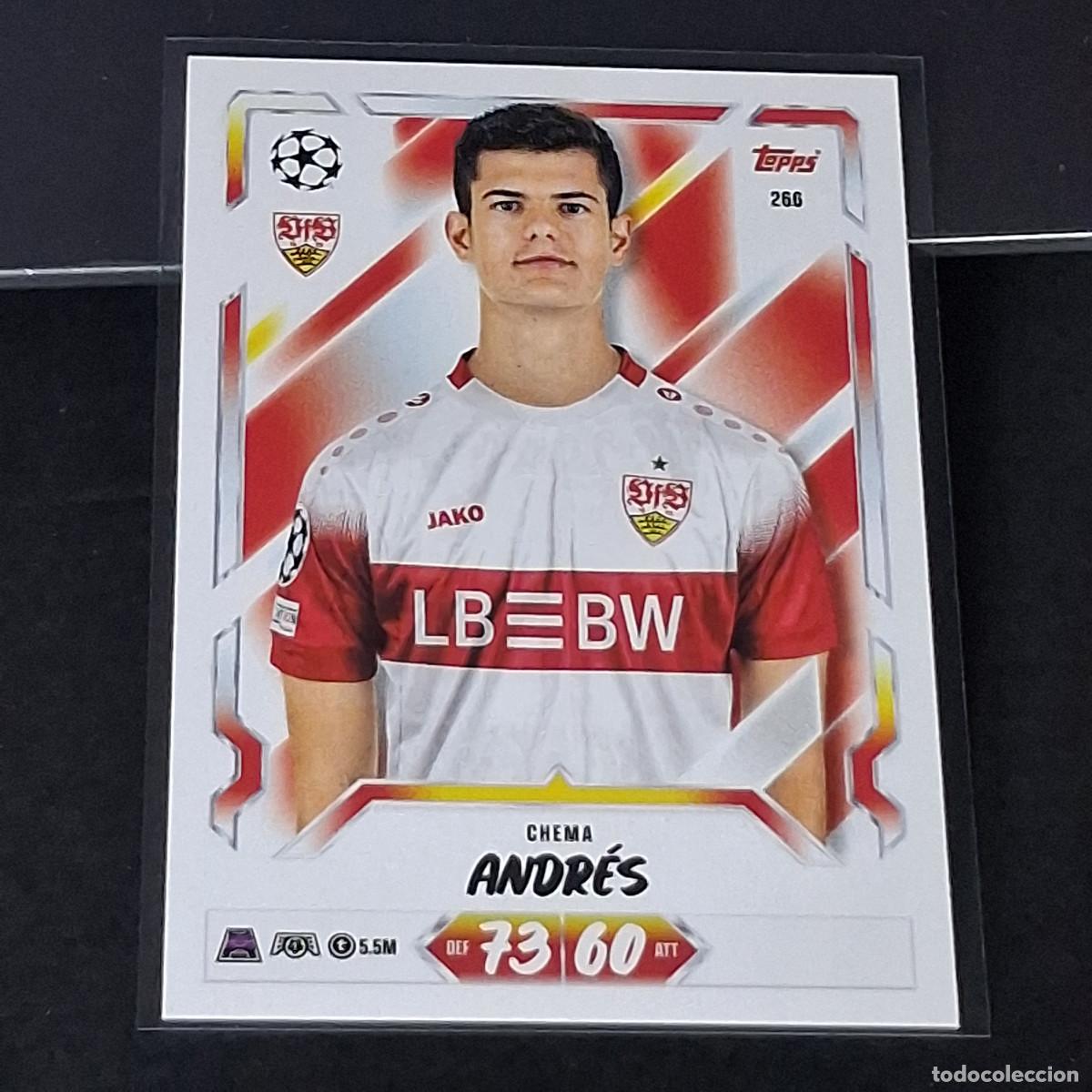 Cromos de f&uacute;tbol: D13 266 CHEMA ANDR&Eacute;S STUTTGART MATCH ATTAX 26/27 2026 2027 TOPPS UCC