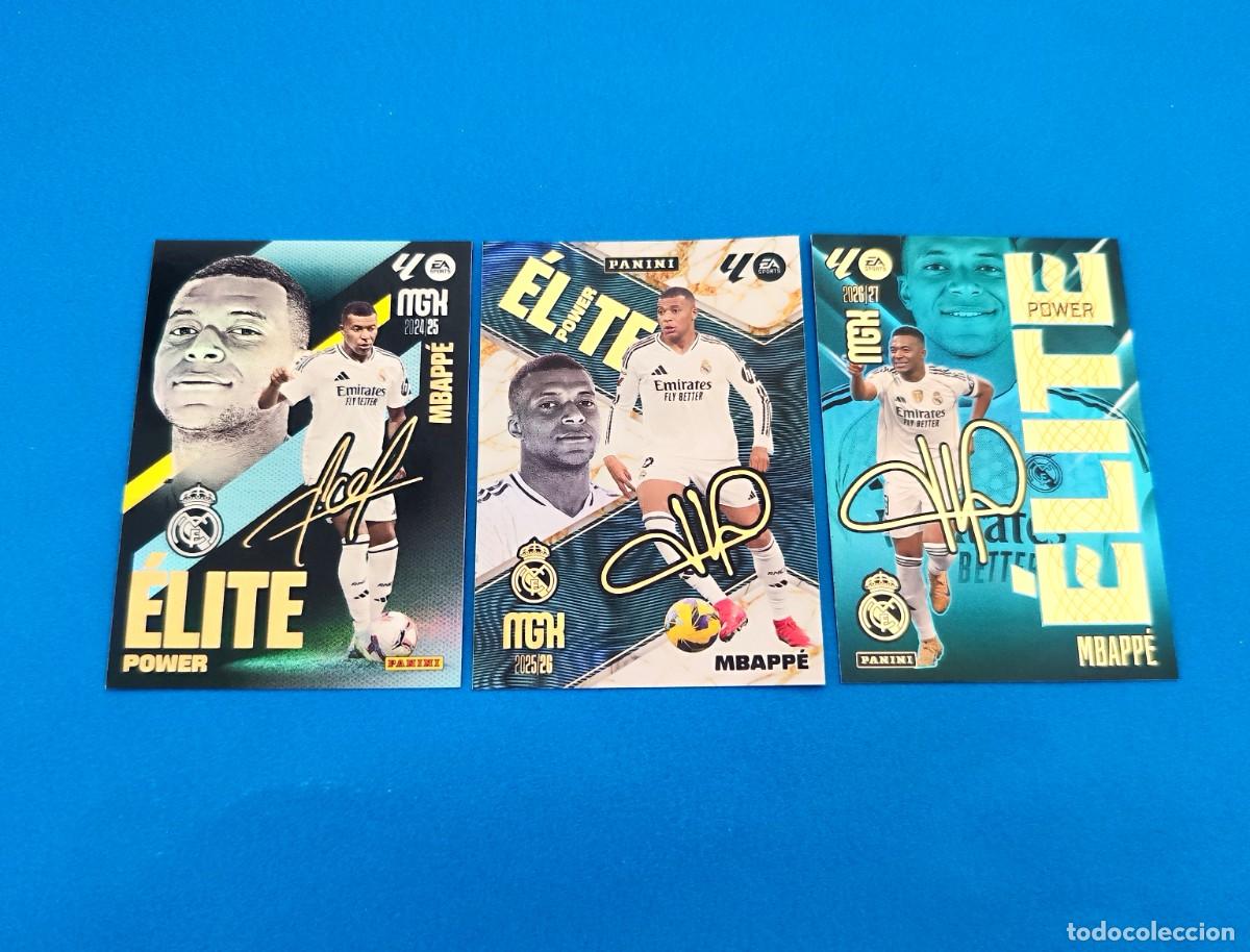 Cromos de f&uacute;tbol: Megacracks 2024 2025 / 24 25 - 2025 2026 / 25 26 - 2026 2027 / 26 27 Mbappe &Eacute;lite Power Real Madrid