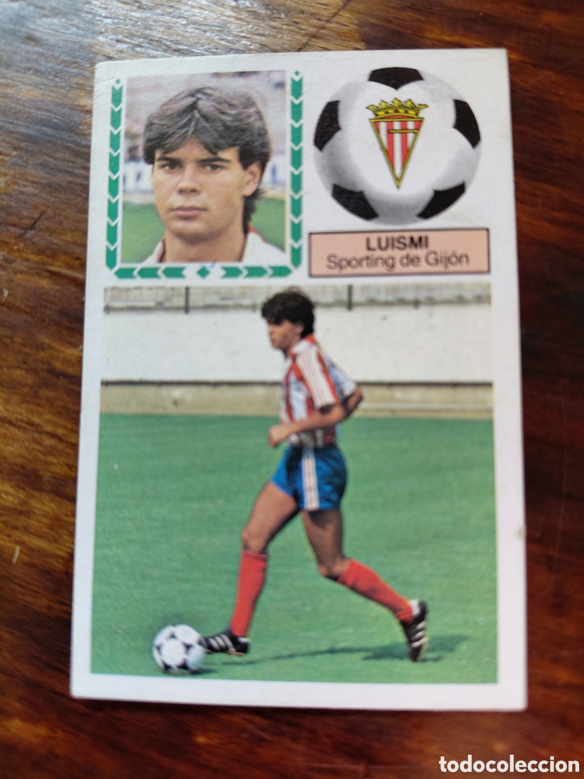 Cromos de f&uacute;tbol: LUISMI, U. FICHAJES 35, SPORTING, 83/84. DESPEGADO.