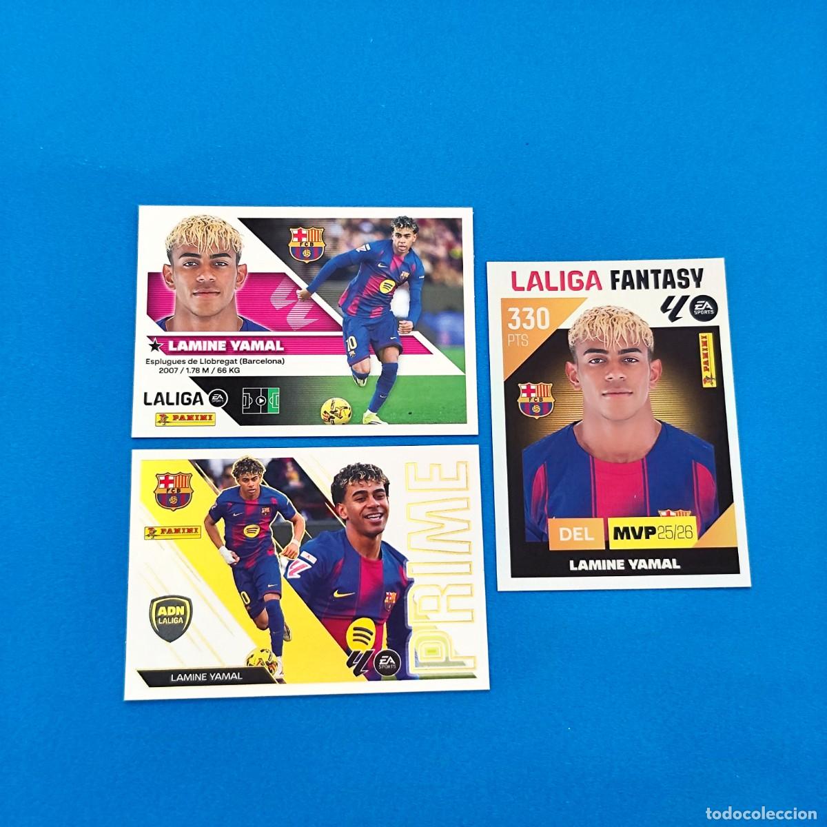 Cromos de f&uacute;tbol: Liga Este 2026 2027 / 26 27 Lamine Yamal Barcelona ADN Prime B&aacute;sico La Liga Fantasy