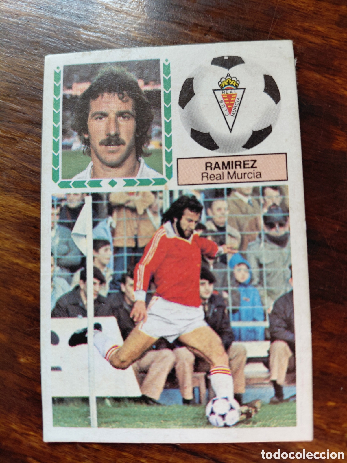 Cromos de f&uacute;tbol: RAMIREZ, U. FICHAJES 37, R. MURCIA, 83/84. DESPEGADO