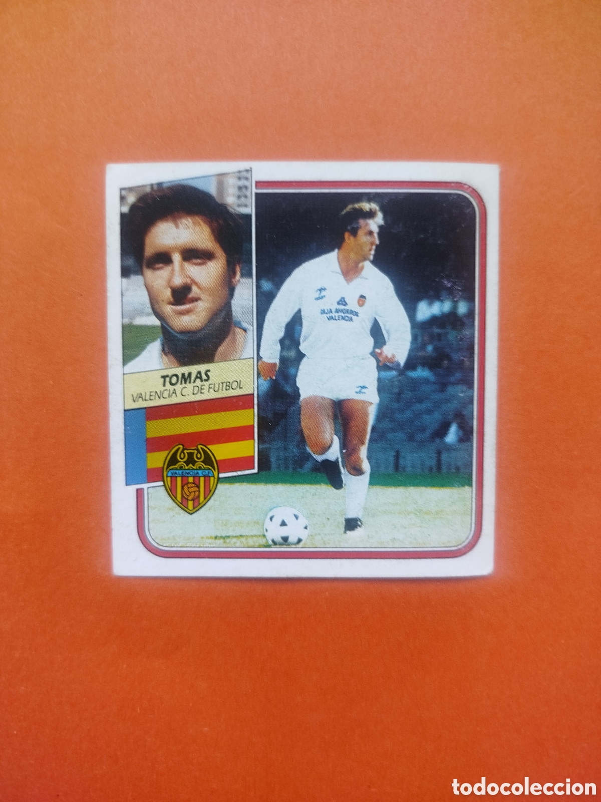 Cromos de f&uacute;tbol: FICHAJE 9 TOMAS VERSION DIFICIL LIGA ESTE 89-90 RECUPERADO