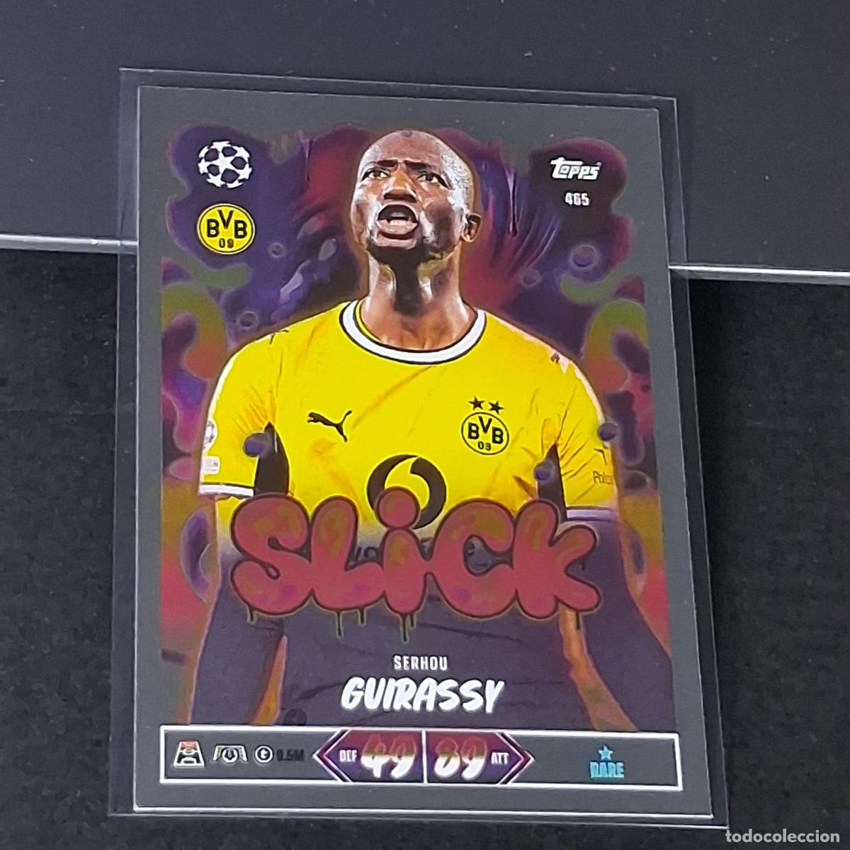 Cromos de f&uacute;tbol: D13 465 SERHOU GUIRASSY BORUSSIA DORTMUND MATCH ATTAX 26/27 2026 2027 TOPPS UCC