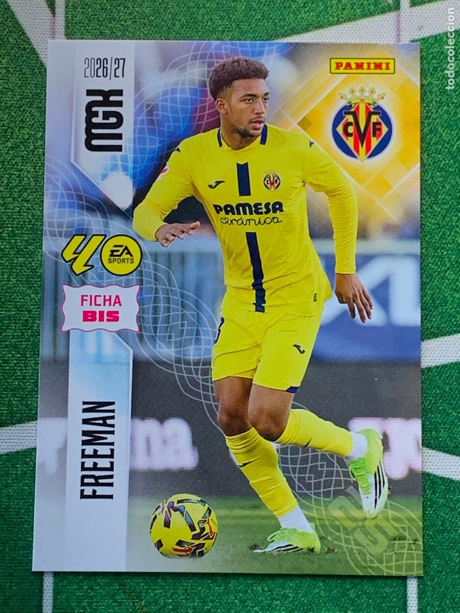 Fu&szlig;ball-Sticker: 364 Bis - Freeman Villarreal CF 3&ordf; Tercera Edici&oacute;n MEGACRACKS 2026 2027 26 27