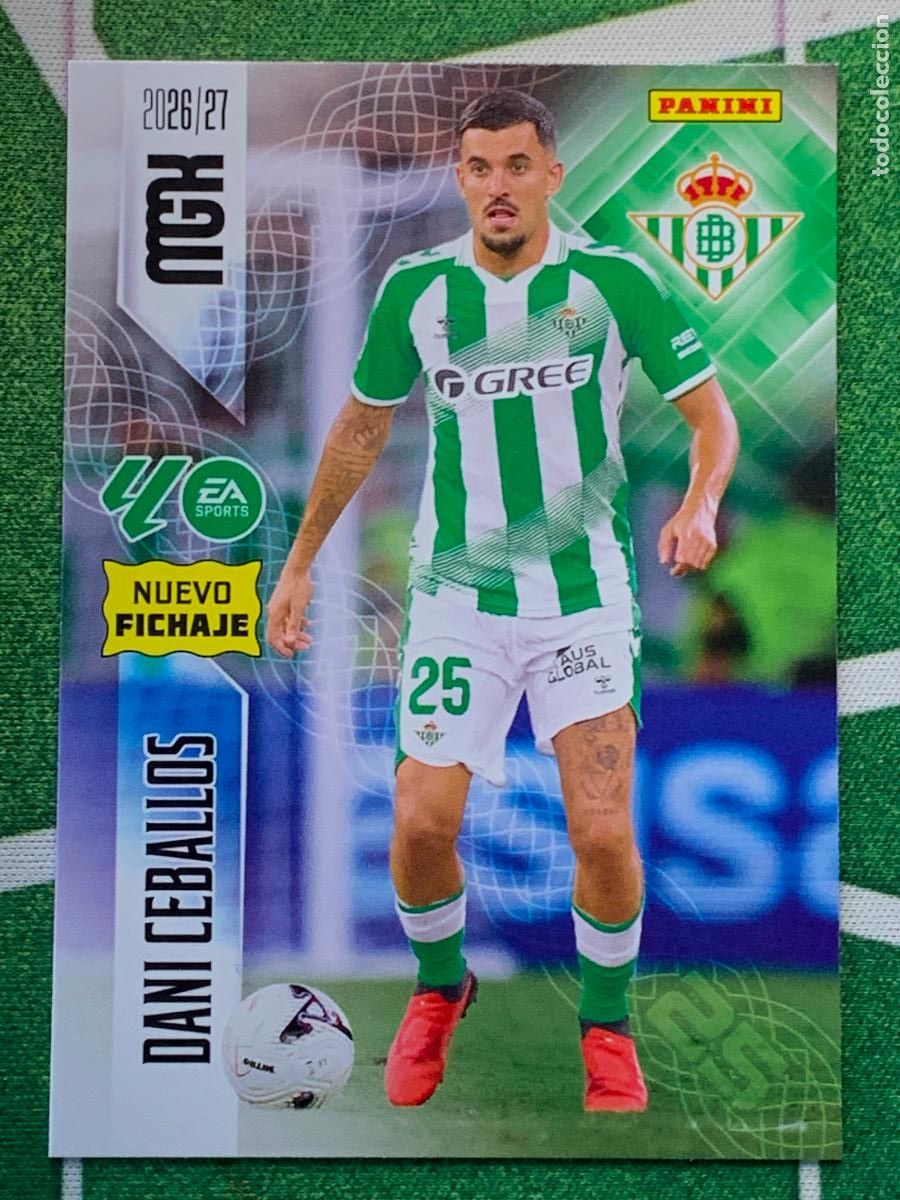 Cromos de f&uacute;tbol: 513 - Dani Ceballos (Real Betis) Nuevo Fichaje 3&ordf; Tercera Edici&oacute;n MEGACRACKS 2026 2027 26 27