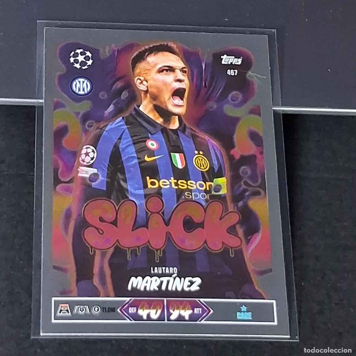 Cromos de f&uacute;tbol: D13 467 LAUTARO MART&Iacute;NEZ FC INTERNAZIONALE MILANO SLICK MATCH ATTAX 26/27 2026 2027 TOPPS UCC